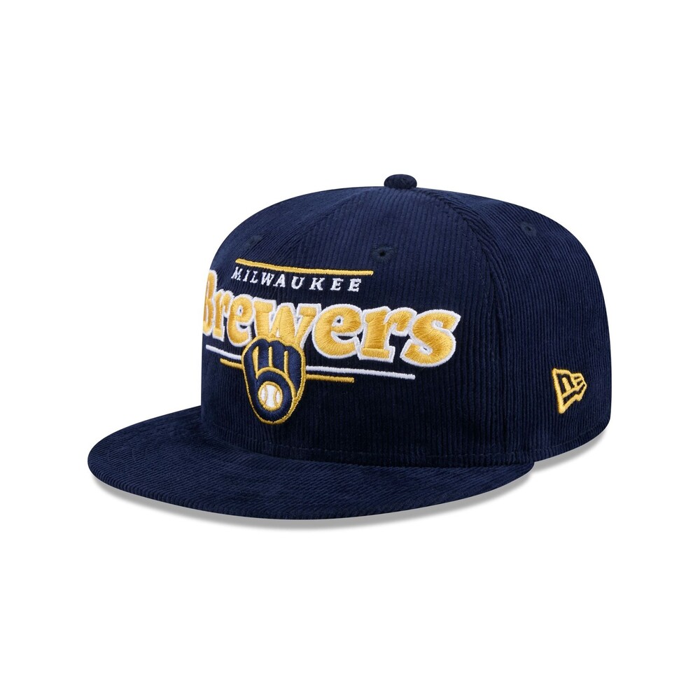 New Era Milwaukee Brewers Throwback Display 9FIFTY Snapback Hat - One Size